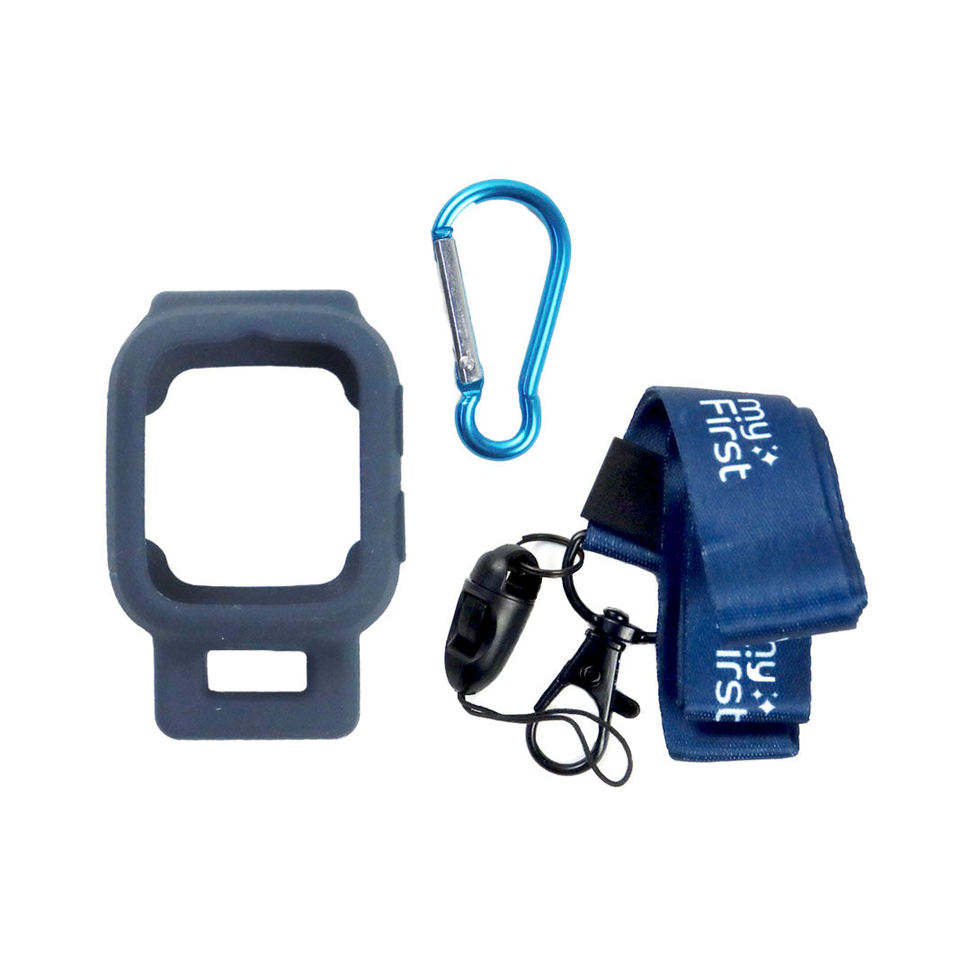 myFirst Fone S3 Accessories - Lanyard+Pouch+Carabiner - OAXIS Asia Pte Ltd