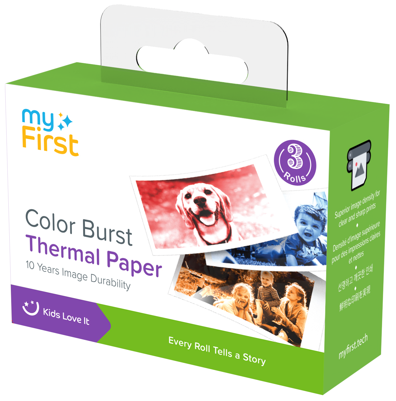 Thermal Paper Color Burst for myFirst Camera Insta 20 - OAXIS Asia Pte Ltd