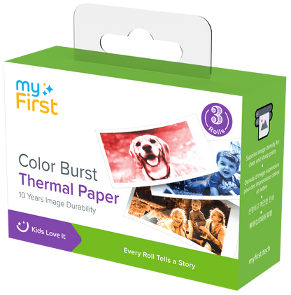 Thermal Paper Color Burst for myFirst Camera Insta 20 - OAXIS Asia Pte Ltd