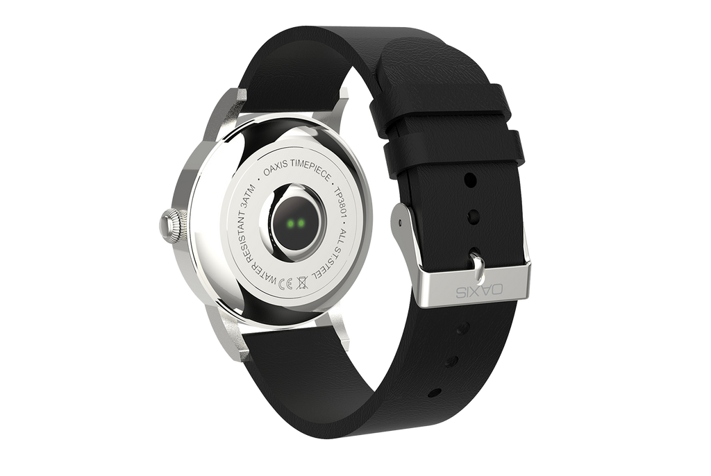 Timepiece - Minimalist Analog Watch with Heart Rate Monitor - Oaxis - The Official Maker of InkCase and the brand owner of myFirst - A brand new collection for kids
