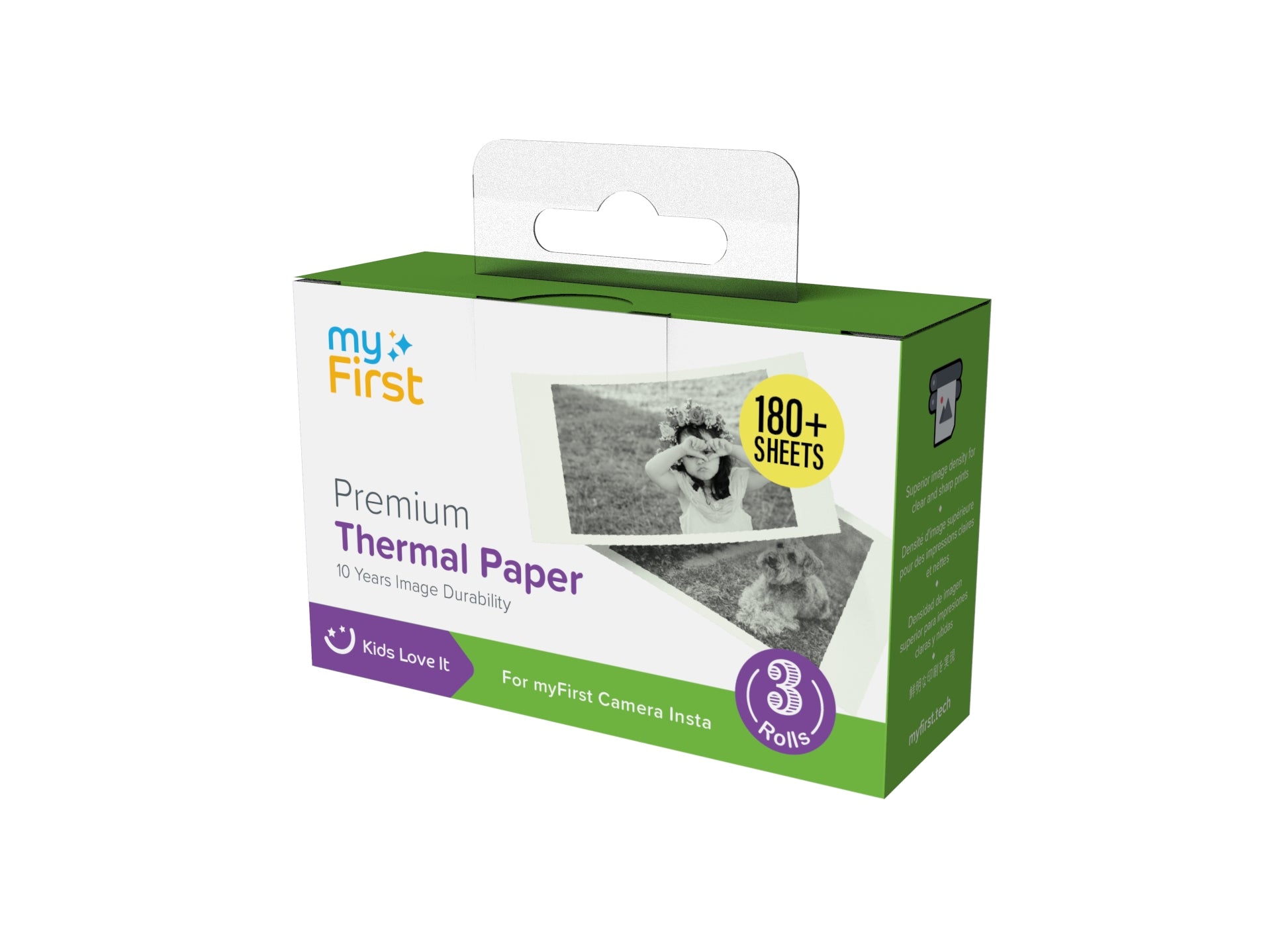 myFirst Camera Insta Thermal Paper - Oaxis - The Official Maker of InkCase and the brand owner of myFirst - A brand new collection for kids