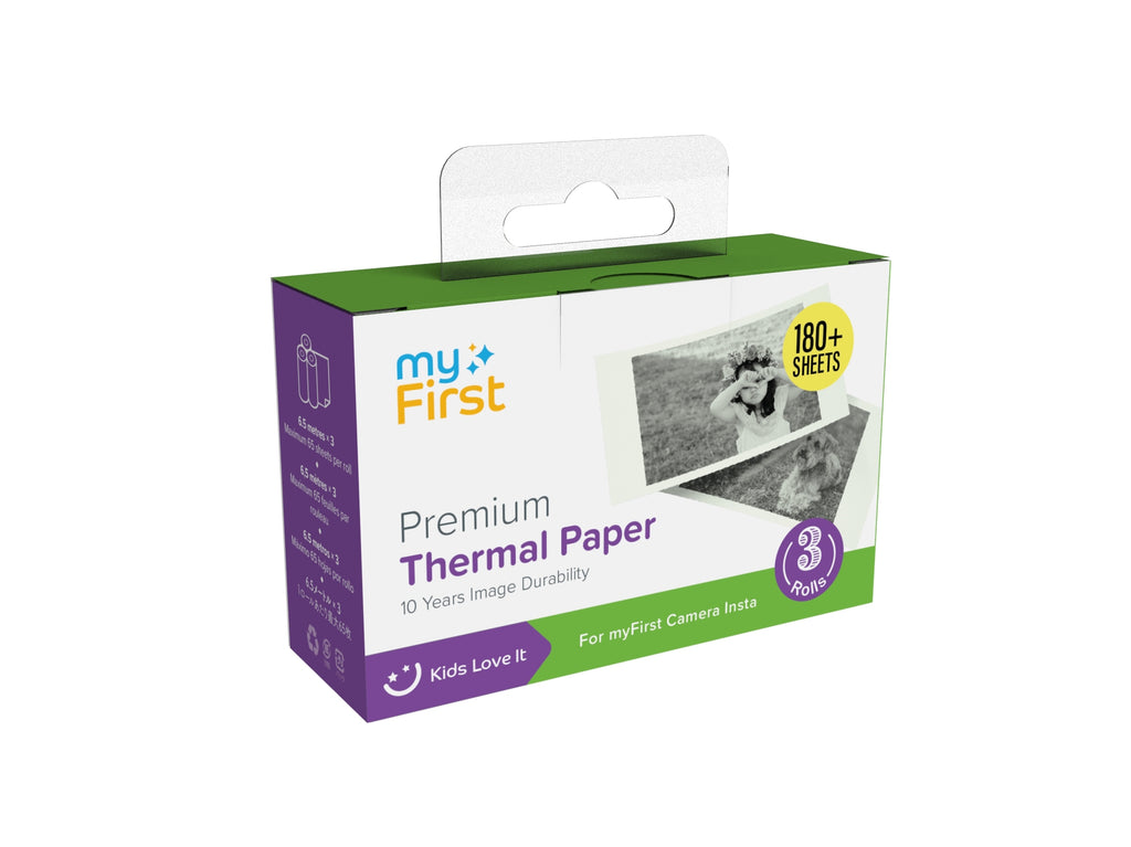 myFirst Camera Insta Thermal Paper - Oaxis - The Official Maker of InkCase and the brand owner of myFirst - A brand new collection for kids