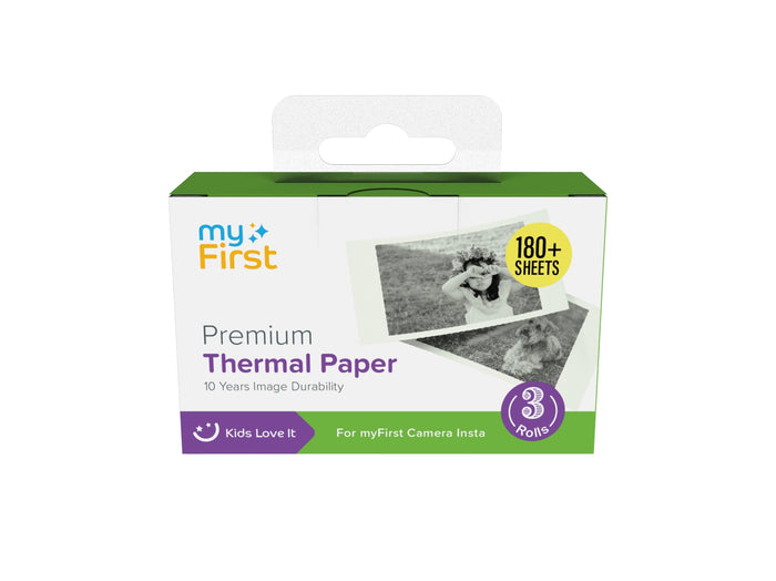 myFirst Camera Insta Thermal Paper - Oaxis - The Official Maker of InkCase and the brand owner of myFirst - A brand new collection for kids