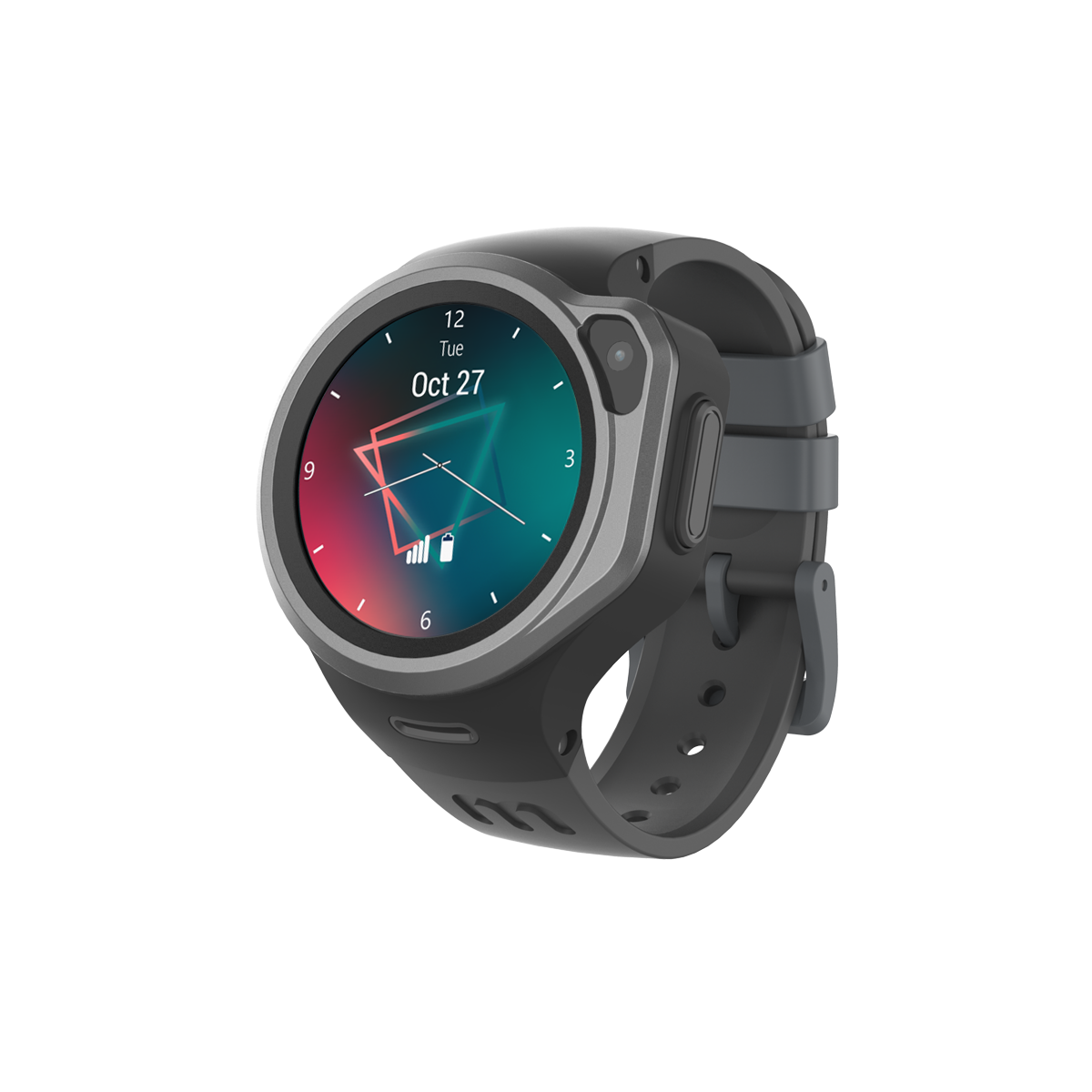Slide smartwatch with top gsm phone and camera